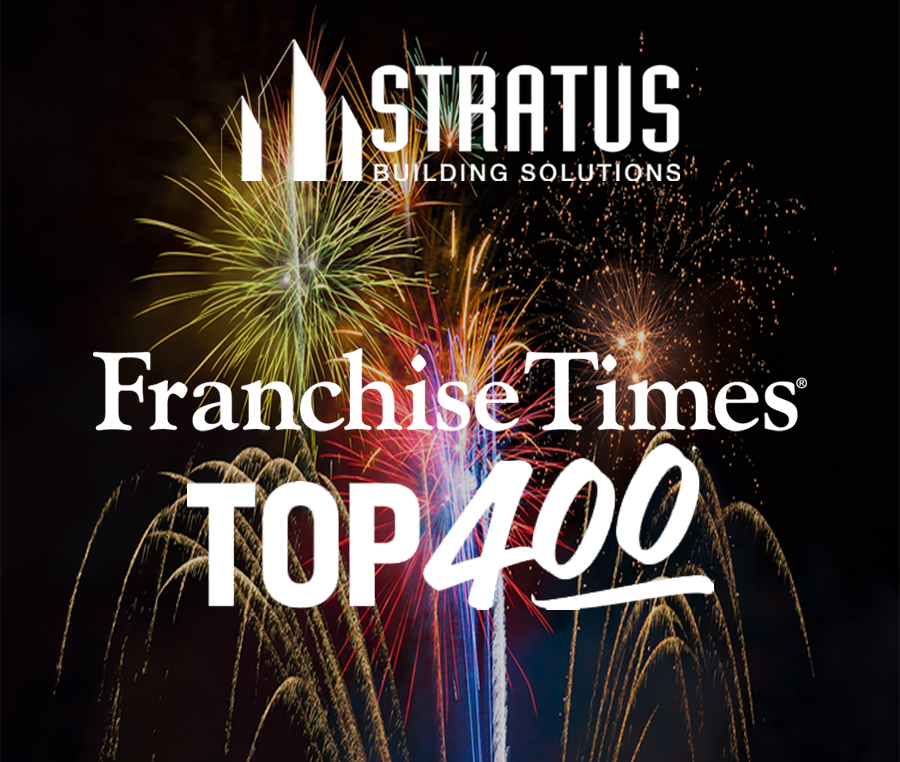 Text Franchise Times Top 400 Stratus Ranking with Fireworks in the Background