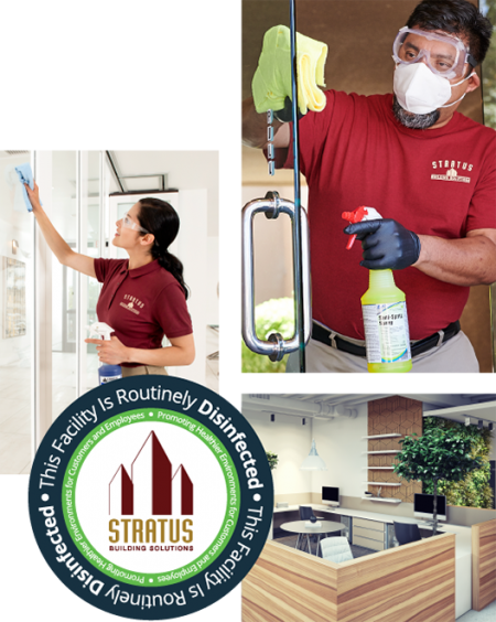 Stratus Workers Cleaning Windows