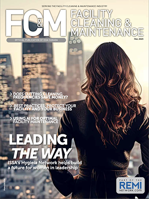 Facility Cleaning and Maintenance Magazine Cover Featuring Doug Flaig
