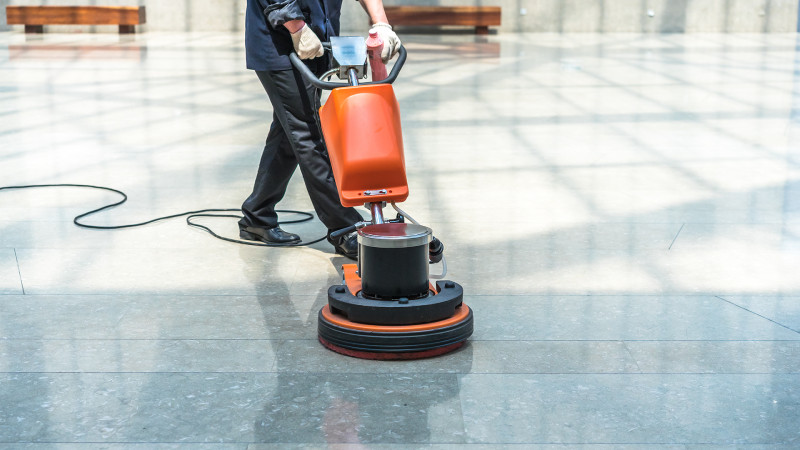 Hard floor cleaning and polishing services in Houston for a spotless, professional shine.