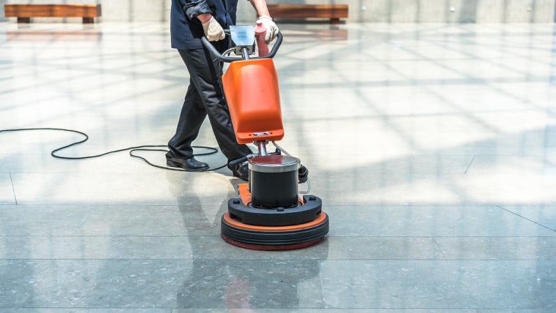 Hard floor cleaning and polishing services in Lexington for a spotless, professional shine.